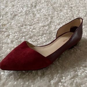 Suede and leather Cole Haan flats